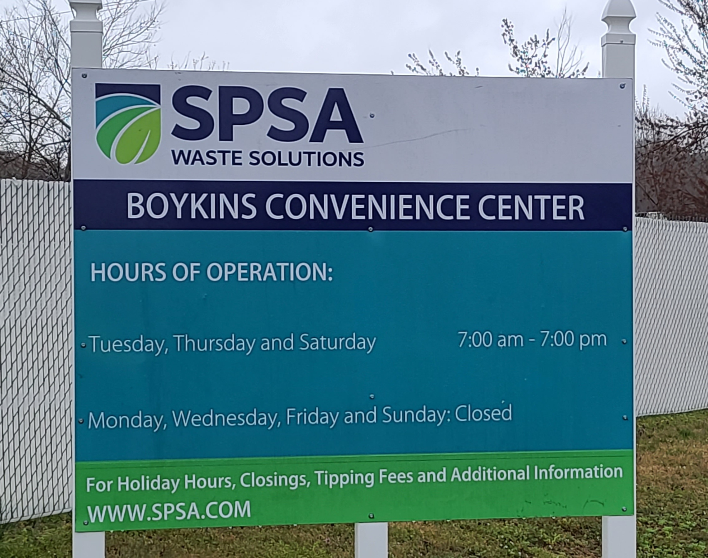 The Boykins Transfer Station